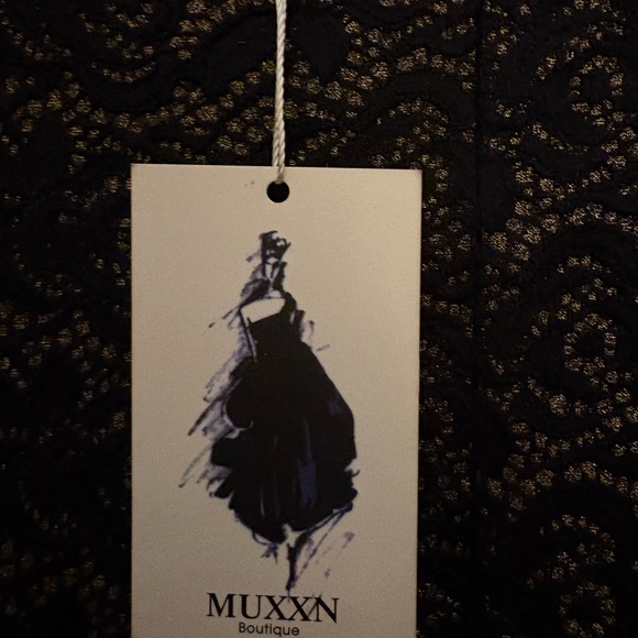 Chic Black Lace Maxi Dress - Picture 3 of 5